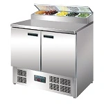 POLAR S/ST 2 DOOR SALAD &amp; PIZZA PREP COUNTER 254LTR