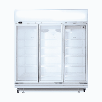 BROMIC 3 DOOR DISPLAY CHILLER FLAT GLASS 1507LTR