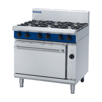 BLUESEAL 6 BURNER GAS RANGE WITH ELECTRIC