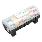 DAY OF THE WEEK LABELS W/ 25mm PLASTIC DISPENSER