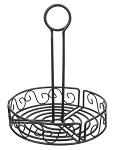 OLYMPIA WIRE CONDIMENT HOLDER BLACK WIRE