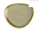 OLYMPIA KILN MOSS TRIANGULAR PLATE 165mm (PACK OF 6)