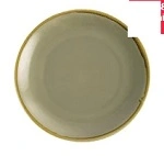 OLYMPIA KILN MOSS ROUND COUPE PLATE 280mm (BOX OF 4)