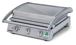 ROBAND CONTACT GRILL SMOOTH PLATES, 8 SLICE