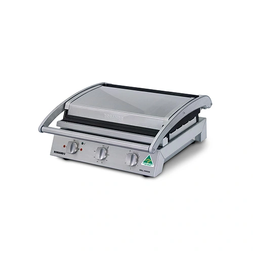ROBAND CONTACT GRILL, TEFLON SMOOTH PLATES, 8 SLICE