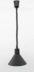 ANVIL VENUS HEAT LAMP MATTE BLACK