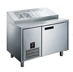 GLACIAN 1 DOOR PIZZA BAR 160 LITRE