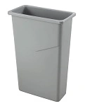 JIWINS RECTANGULAR SLIM BIN GREY 76 LITRE POLYETHYLENE