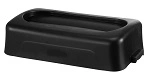 JIWINS SWING LID FOR VENTED BIN JW-CR76V, BLACK