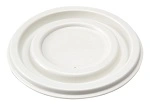 ALADDIN REUSABLE FLAT BOWL LID IVORY 100/PK
