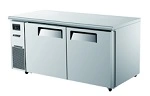 TURBO AIR UNDERCOUNTER 2 DOOR FRIDGE W/S/ST TOP