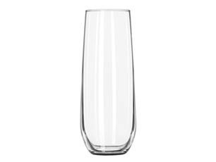 LIBBEY VINA STEMLESS GLASS FLUTE 251ml/8.5oz