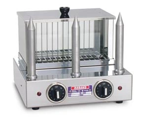 ROBAND HOT DOG &amp; BUN WARMER, 3 x ALUMINIUM SPIKES