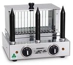 ROBAND HOT DOG &amp; BUN WARMER, 3 x TEFLON SPIKES