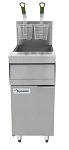 FRYMASTER S/ST SPLIT POT GAS FRYER 25 LITRE