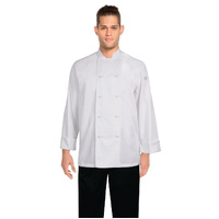 CHEF WORKS MURRAY L/S CHEF JACKET WHITE SML
