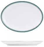 RAK NANO OVAL COUPE PLATE GREEN 190mmW x 260mmL