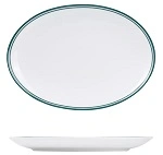RAK NANO OVAL COUPE PLATE GREEN 230mmW x 320mmL