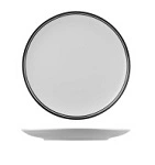 RAK NANO CRU COUPE PLATE 210mm WITH DOUBLE PRINTED LINE BLACK