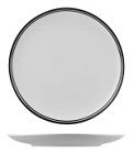 RAK NANO CRU COUPE PLATE 240mm WITH DOUBLE PRINTED LINE BLACK