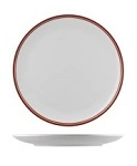 RAK NANO CRU COUPE PLATE 270mm WITH DOUBLE PRINTED LINE RED