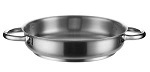 PUJADAS PAELLA PAN S/ST NO COVER 400mm x 80mm, 10 LITRE