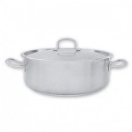 PUJADAS CASSEROLE 18/10 W/COVER 27.0 LTR 