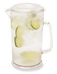 CAMBRO POLYCARB PITCHER WITH LID, 1.9 LTR / 64oz