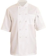 CHEF WORKS VOLNAY S/S JACKET WHITE 5XL