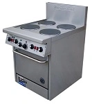 GOLDSTEIN 4 BURNER ELECTRIC RANGE W/ OVEN UNDER