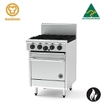 GOLDSTEIN 4 BURNER GAS OVEN RANGE W/ FLAME FAILURE