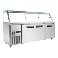 THERMATECH THREE DOOR PREPARATION UNIT WITH CANOPY
