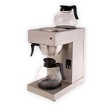 CROWN COFFEE MAKER, 2 x 24 CUP GLASS JUGS