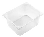 GASTRONORM PAN POLYPROPYLENE 1/2 SIZE 200mmD
