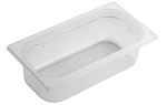 GASTRONORM PAN POLYPROPYLENE 1/3 SIZE 100mmD
