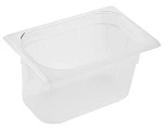 GASTRONORM PAN POLYPROPYLENE 1/4 SIZE 150mmD