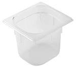 GASTRONORM PAN POLYPROPYLENE 1/6 SIZE 150mmD