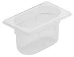 GASTRONORM PAN POLYPROPYLENE 1/9 SIZE 100mmD