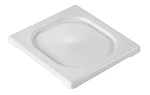 GASTRONORM LID POLYPROP GN 1/6 WHITE