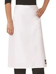 PRO CHEF 3/4 WHITE WAIST APRON 86W x70Lcm