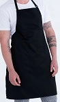 PRO CHEF BLACK BIB APRON 70 x 86cm