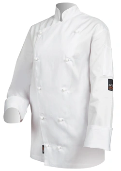 PRO CHEF TRADITONAL JACKET L/S  WHITE XS