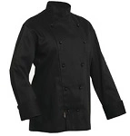 PRO CHEF TRADITIONAL JACKET L/S BLACK MED
