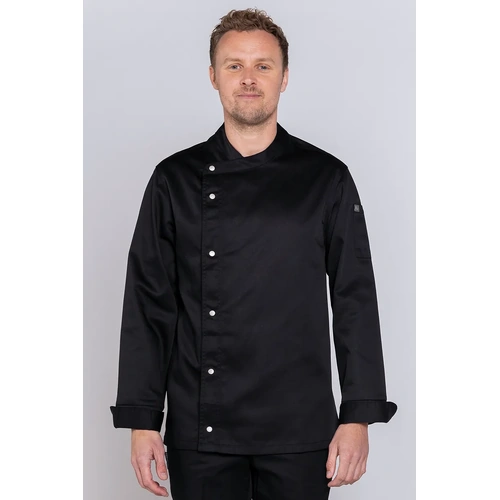 Aussie Chef ProChef Modern Tunic Long Sleeve Black | Chef Jacket