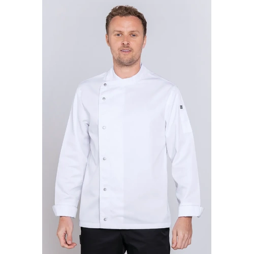 Pro Chef Modern Tunic Top L/S White