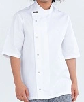 PRO CHEF MODERN TUNIC TOP S/S WHITE SML