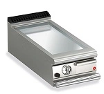 BARON QUEEN7 SMOOTH CHROME GAS GRIDDLE 400mmW