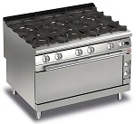 BARON QUEEN9 SIX BURNER GAS COOK TOP WITH OVEN