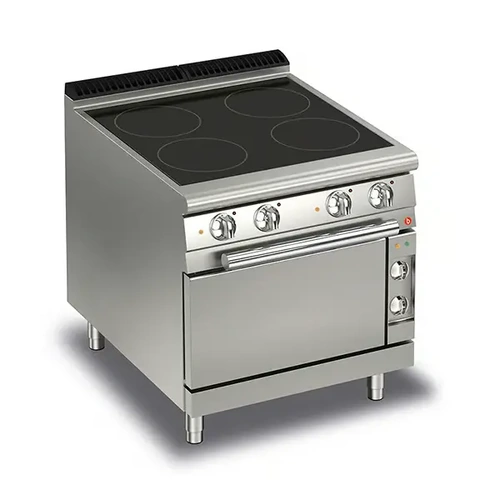 4 Burner Electric Cook Top with Ceramic Glass and Electric Oven
