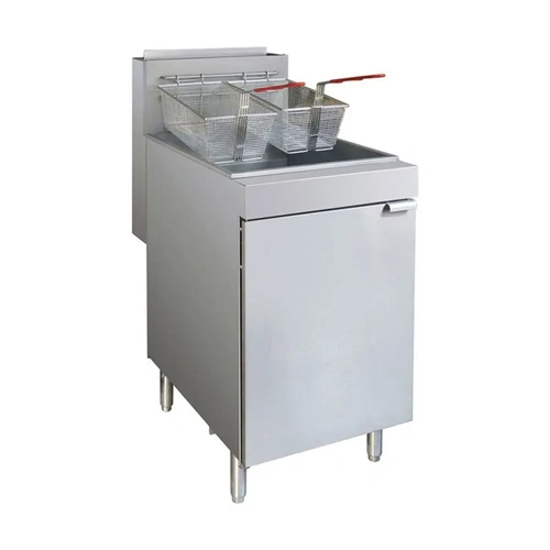 Gasmax RC400E Single Pan Tube Gas Fryer 22L